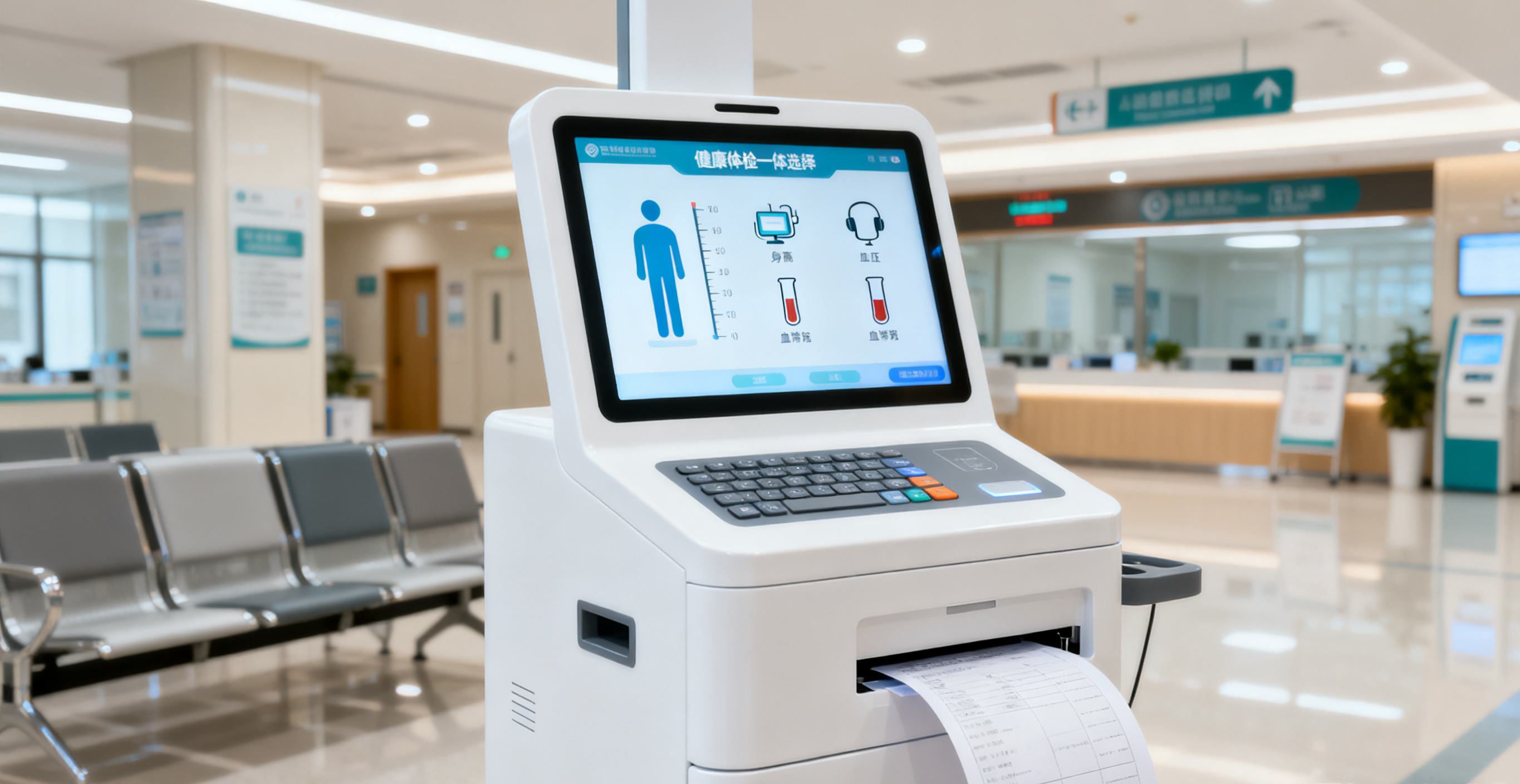 工業顯示器在醫院健康體檢一體機中的應用